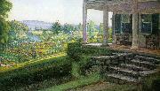 Walter I Cox The Front Porch china oil painting artist